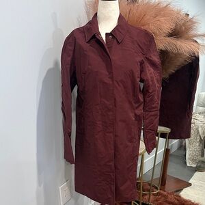 Maroon Trench Coat for Women